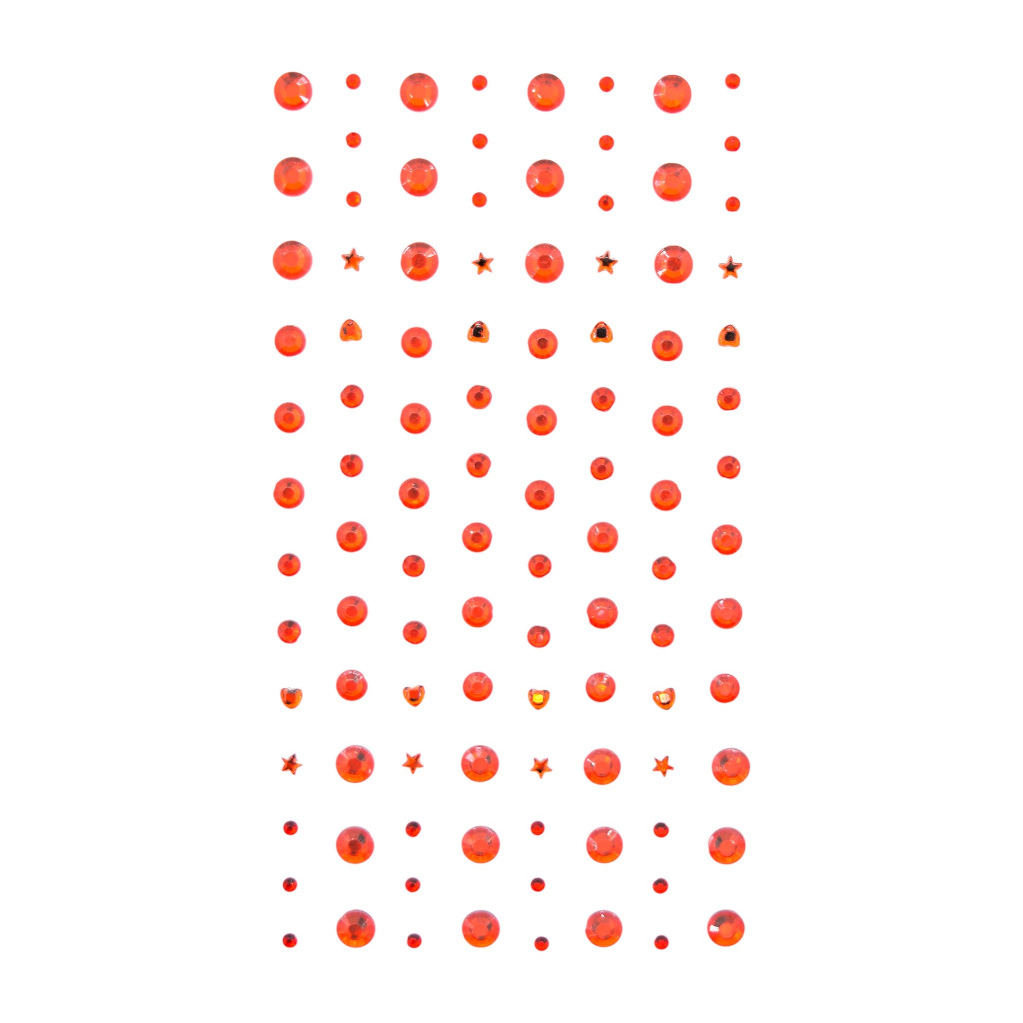 Red Gems - Mixed Shapes